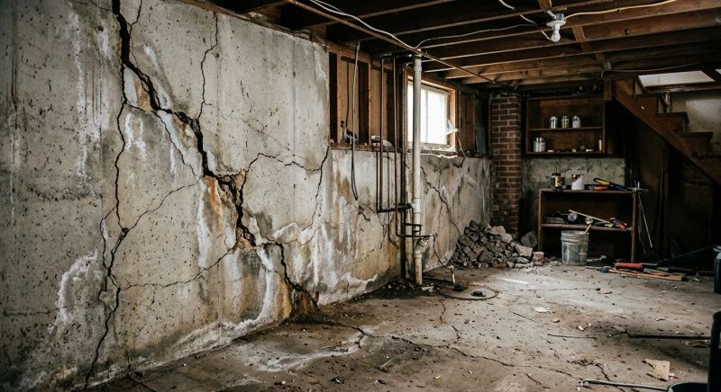 Basement Crack Repair in East Providence, RI
