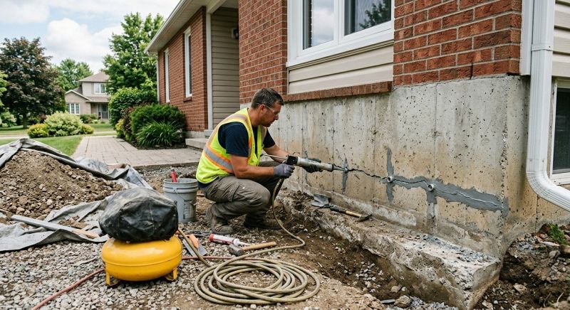 Basement Foundation Repair in East Walpole, MA