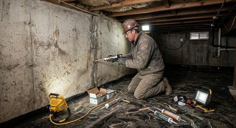Basement Foundation Repair in Johnston, RI