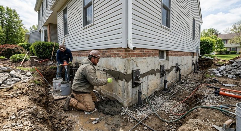 Basement Foundation Repair in Milford, MA