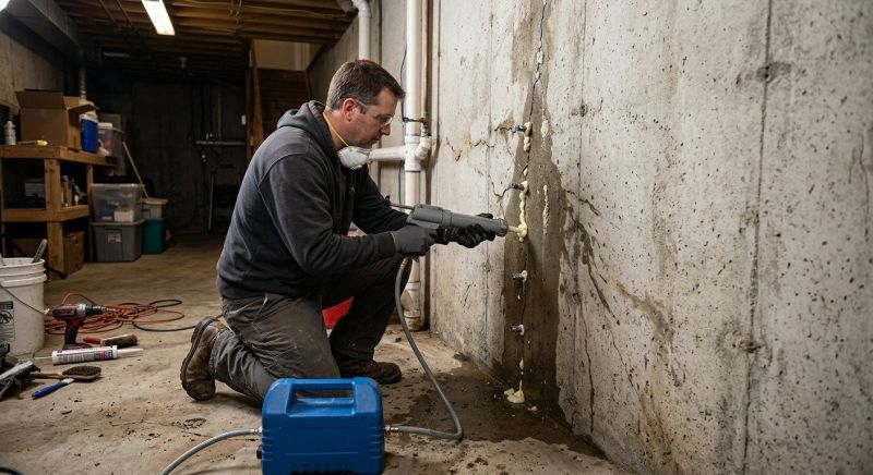 Basement Foundation Repair in Millis, MA