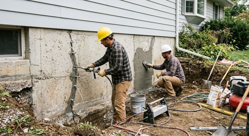 Basement Foundation Repair in Pascoag, RI