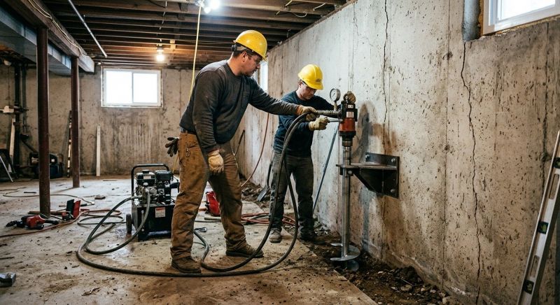 Basement Stabilization in East Providence, RI
