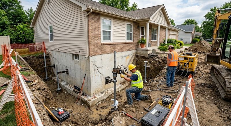 Building Foundation Repair in Foster, RI