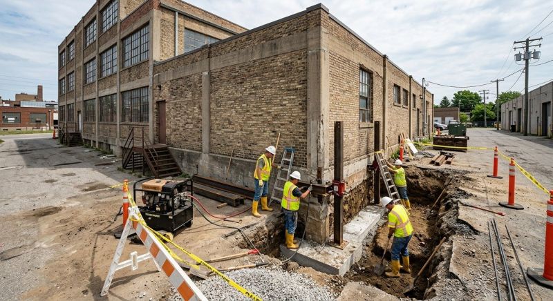 Building Foundation Repair in Johnston, RI