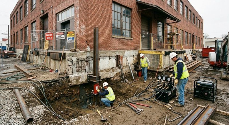 Building Foundation Repair in North Kingstown, RI