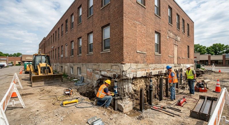 Commercial Foundation Repair in East Providence, RI