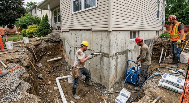 Concrete Foundation Repair in Danielson, CT