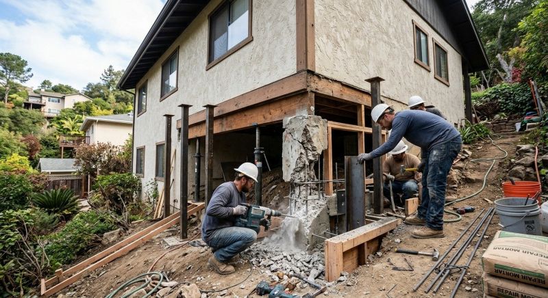 Concrete Foundation Repair in Lakeville, MA