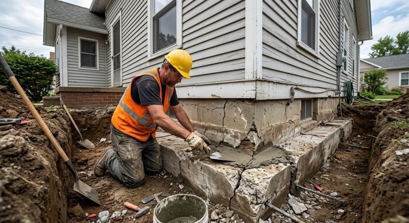 Concrete Foundation Repair in Woonsocket, RI