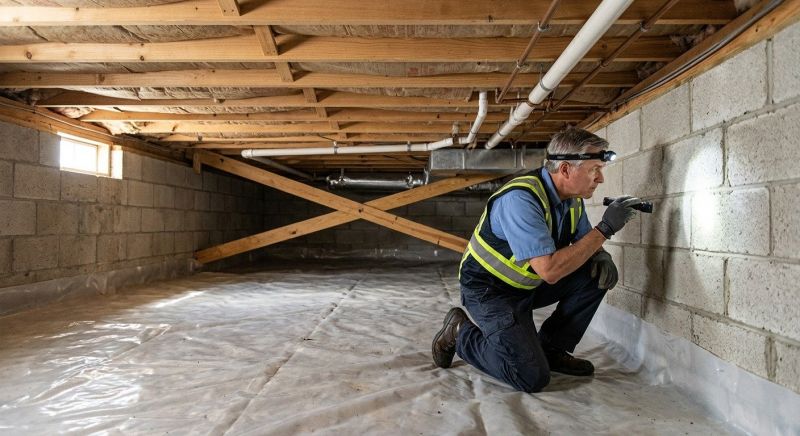 Crawl Space Leveling in East Providence, RI