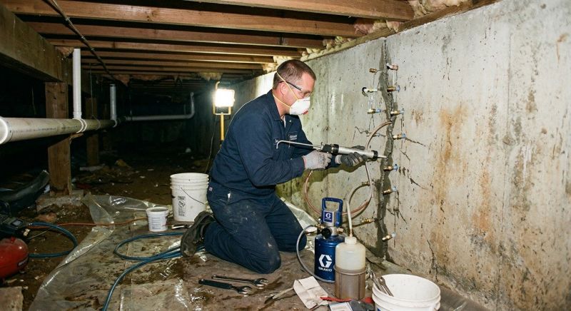 Crawlspace Foundation Repair in Rehoboth, MA