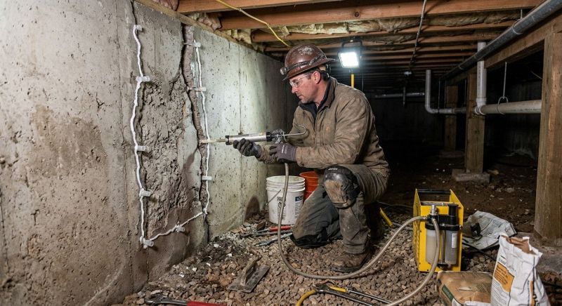 Crawlspace Foundation Repair in Saunderstown, RI