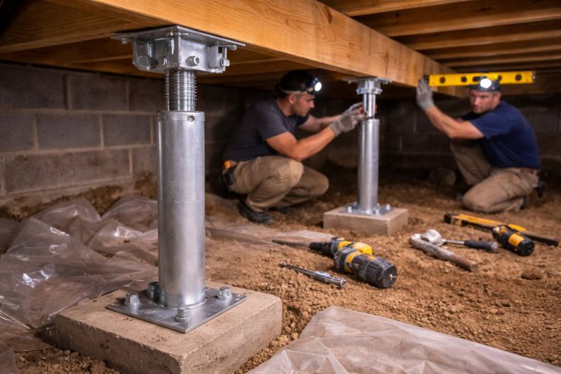 Crawlspace Structural Repair in East Providence, RI