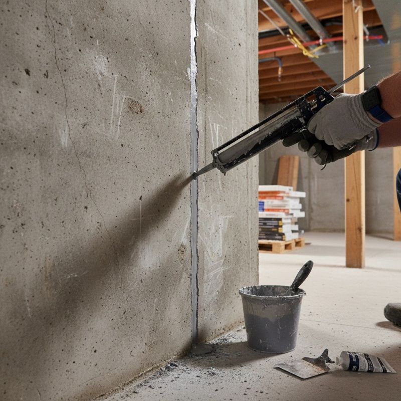 Foundation Crack Repair in North Scituate, RI