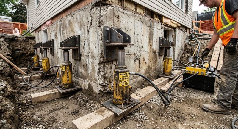 Foundation Jacking in Attleboro, MA