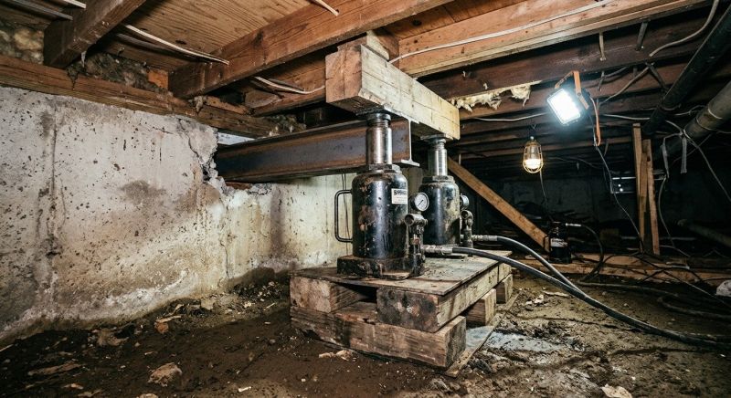 Foundation Jacking in Bristol County, RI