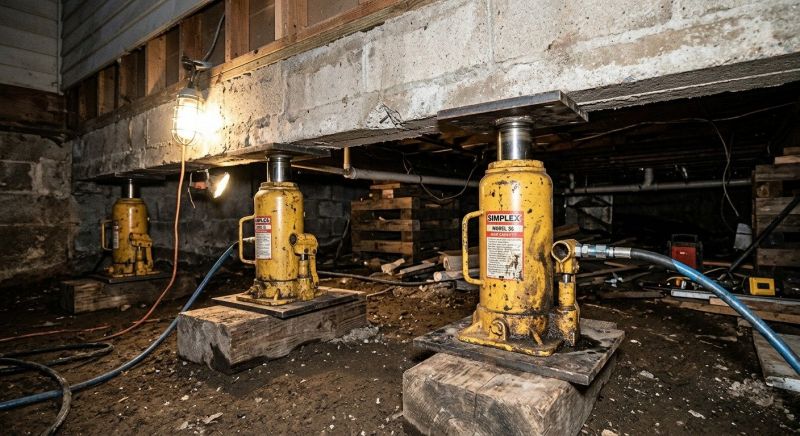Foundation Jacking in Dighton, MA