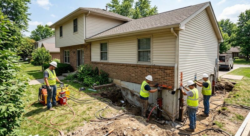 Foundation Jacking in Uxbridge, MA