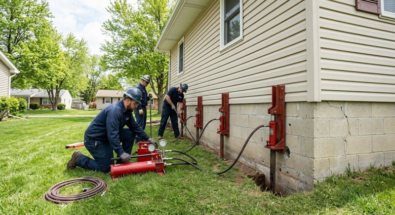 Foundation Jacking in Warwick, RI