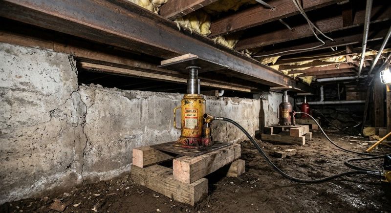 Foundation Jacking in Woonsocket, RI
