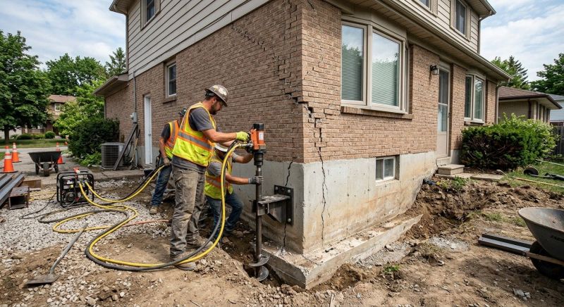 Foundation Lifting in Attleboro, MA