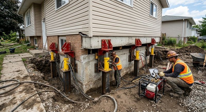 Foundation Lifting in Walpole, MA