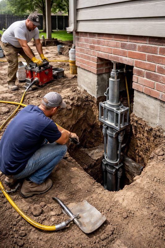 Foundation Pier Repair in East Providence, RI