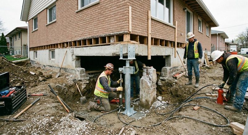 Foundation Pier Repair in East Providence, RI