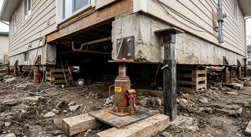 Foundation Raising in Oakland, RI
