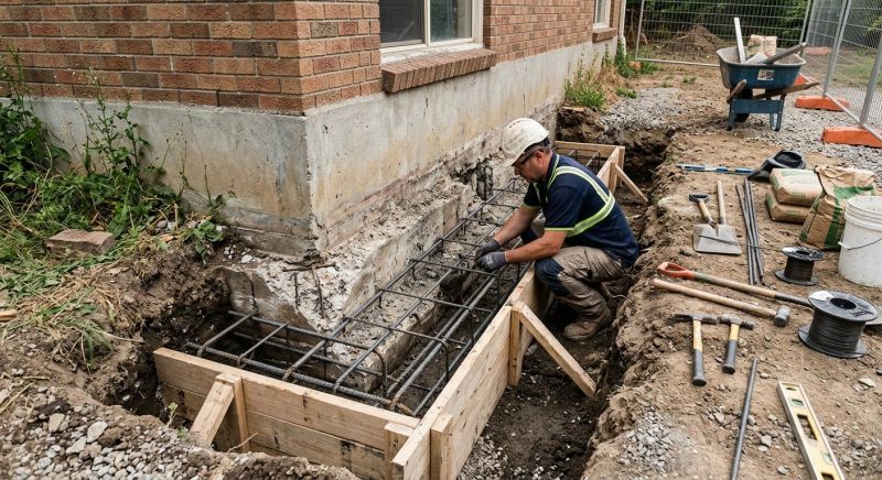 Foundation Repair in Foster, RI