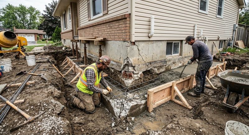 Foundation Repair in Foxboro, MA
