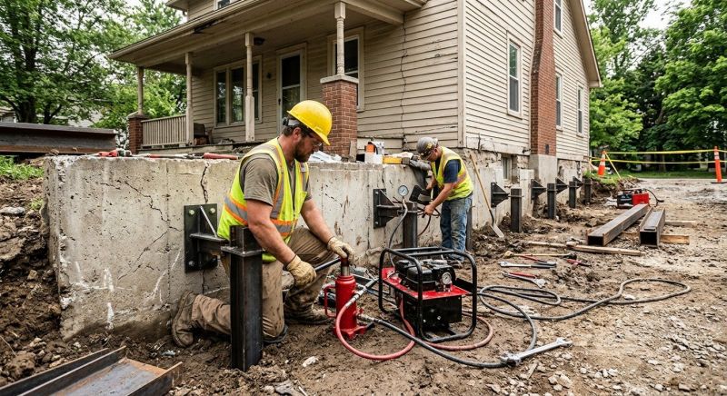 Foundation Stabilizing in Bristol, RI