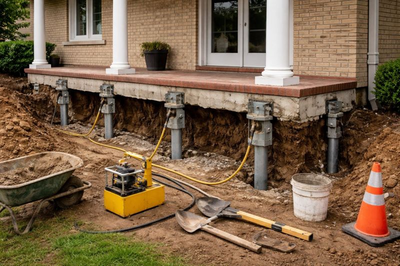 Foundation Stabilizing in Little Compton, RI