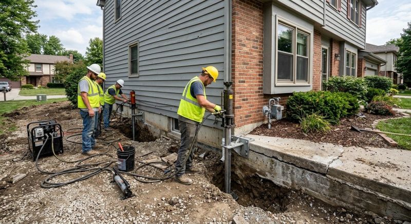 Foundation Stabilizing in Sharon, MA