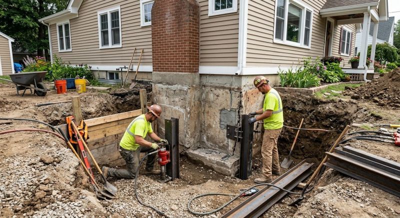 Foundation Structural Repair in Milford, MA