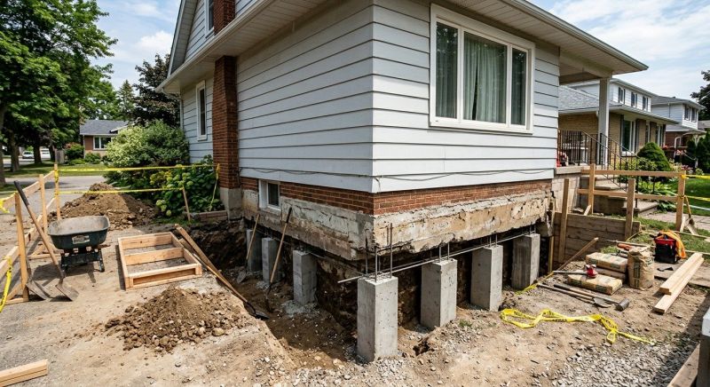 Foundation Underpinning in East Providence, RI