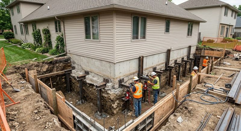 Foundation Underpinning in East Providence, RI