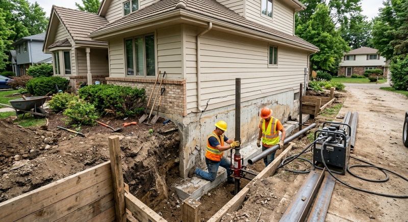 Home Foundation Repair in Plainville, MA