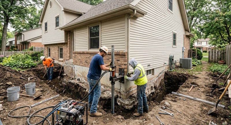 House Foundation Repair in North Kingstown, RI