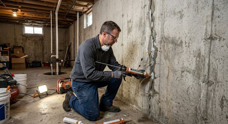 Structural Crack Repair in East Providence, RI