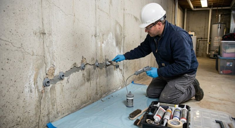 Structural Crack Repair in East Providence, RI