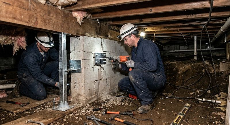 Structural Foundation Repair in Norfolk, MA