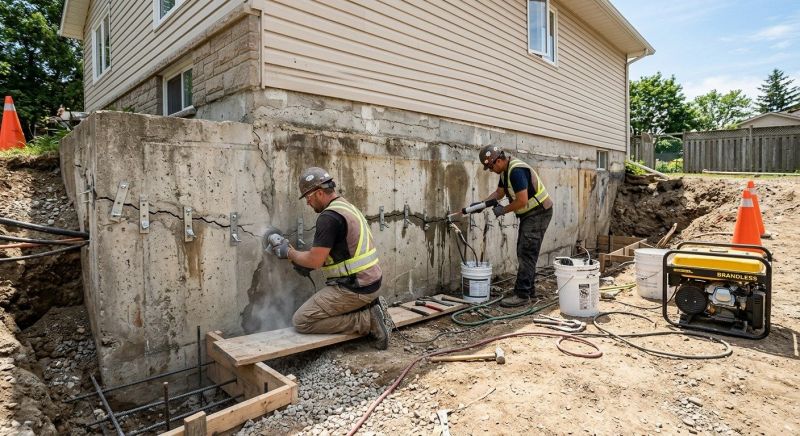 Structural Foundation Repair in Uxbridge, MA