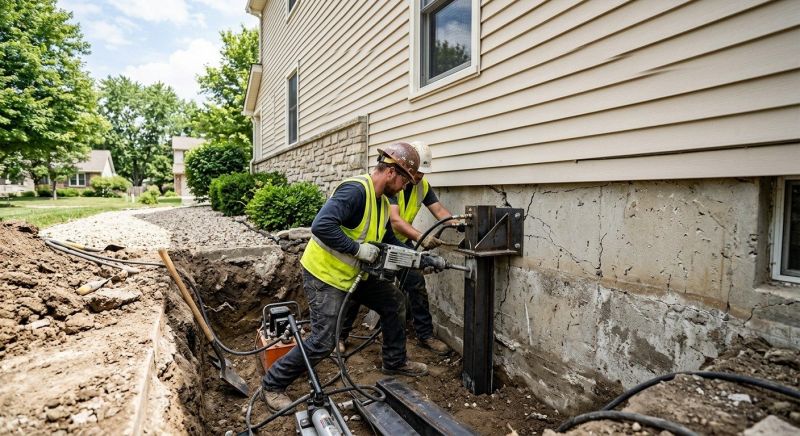 Structural Foundation Repair in West Greenwich, RI