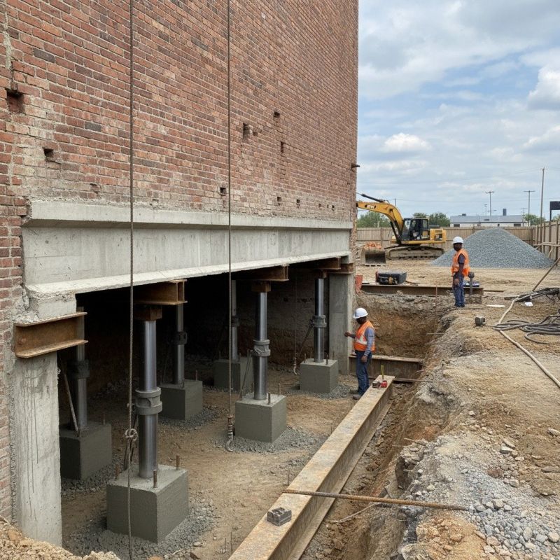 Structural Underpinning in East Providence, RI