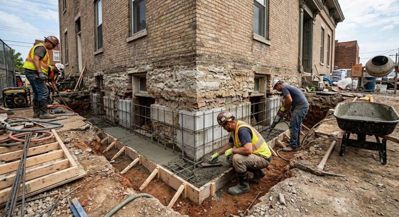 Underpinning Repair in East Providence, RI