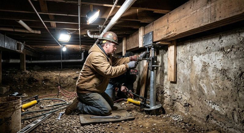 Crawl Space Leveling